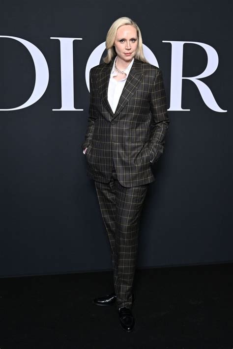 Gwendoline Christie Attends The Dior Homme Menswear Fall Winter