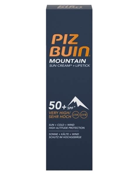 Piz Buin Mountain Sun Cream And Lipstick Very High Spf Tights No