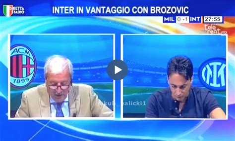 Watch Crudeli S Hilarious Reactions As Milan Win The Derby Against Inter