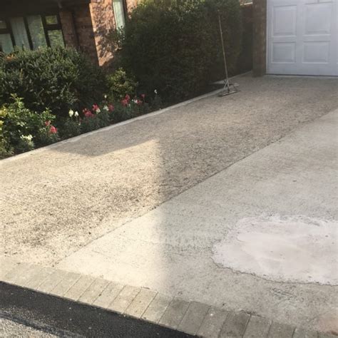 Modern Grey Resin Driveway Bodelwyddan North Wales Resin Driveways