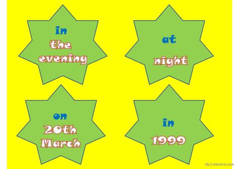 PREPOSITIONS OF TIME general readin Français FLE powerpoints