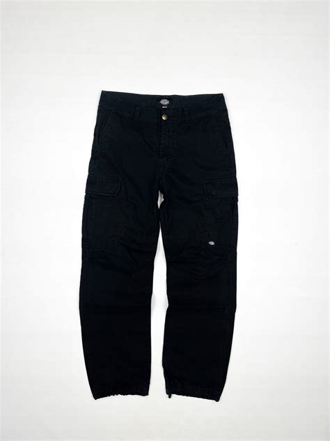 Dickies Czarne Spodnie Cargo Boj Wki Kieszenie L Allegro Pl