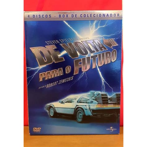 Box Dvd De Volta Para O Futuro Trilogia Shopee Brasil