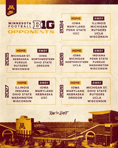 Minnesota Gopher Football Schedule Merl Stormy