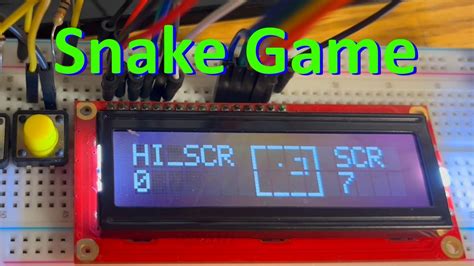 Snake Game On Arduino X Lcd Youtube