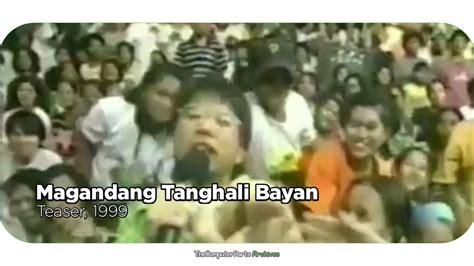 Magandang Tanghali Bayan Teaser [1999] Youtube