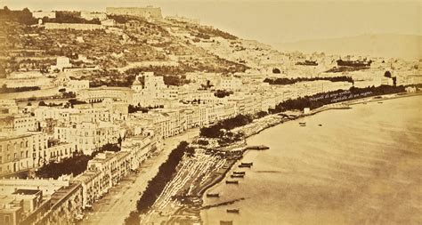 Napoli Scorcio Fotografico Tratto Da Una Foto Di Giorgio Sommer Era