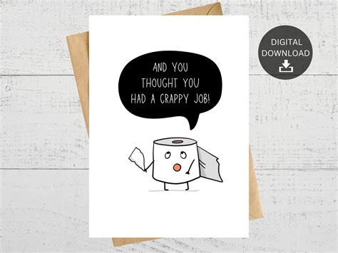 Funny Printable Goodbye Card for Co-worker, Leaving Job Card, Co-worker ...