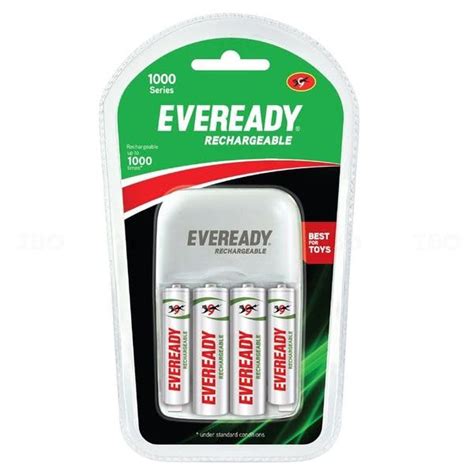 Eveready Rechargeable Batteries With Charger V Lithium Solar