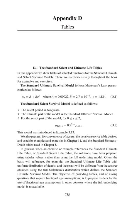 Dickson Appendix D Tables Appendix D Tables D The Standard Select