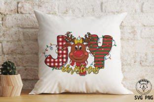 Reindeer Joy Christmas SVG Sublimation Graphic By Mfreem Creative Fabrica