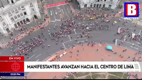 BUXTREP on Twitter Dron de América TV muestra el fracaso de la marcha