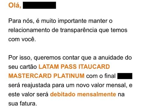 Itaú aumenta anuidade de vários cartões de crédito incluindo Latam