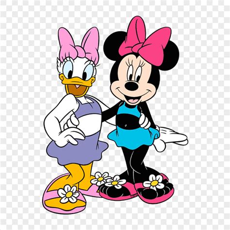 Minnie Mouse And Daisy Duck Bikini Png Citypng