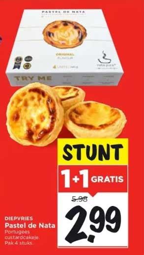 Pastel De Nata Aanbieding Bij Vomar Folders Nl