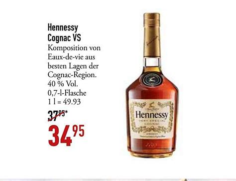 Hennessy Cognac Vs Angebot Bei DINEA 1Prospekte De