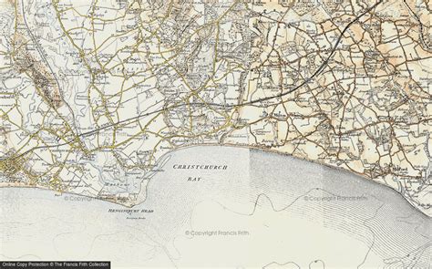 Old Maps Of Highcliffe Dorset Francis Frith