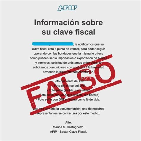 Una Nueva Forma De Los Estafadores Afip Alert Sobre Una Nueva