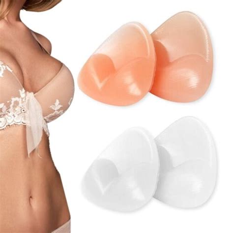 Silicone Gel Bra Insert Pads Breast Bust Enhancer Push Up Bikini