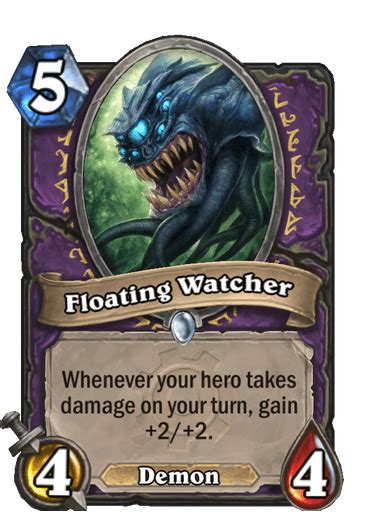 Floating Watcher Warlock Card Hearthstone Icy Veins