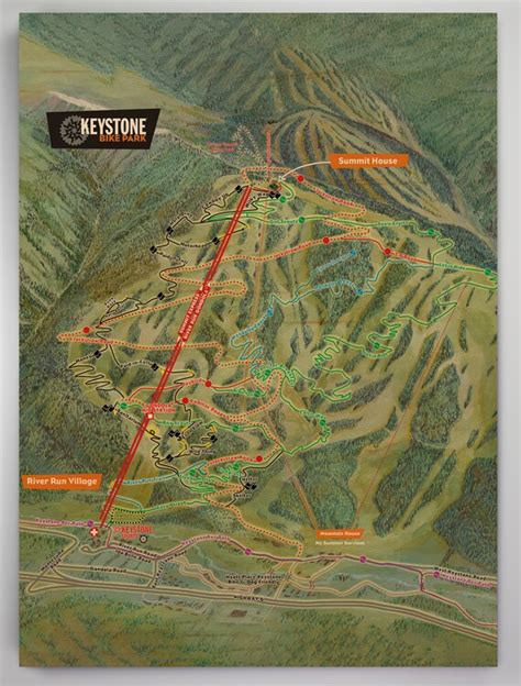 Keystone Summer Trail Map - Bobbie Stefanie