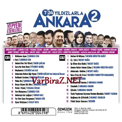 7 24 Yıldızlarla Ankara Vol 2 2016 320 Kbps VarBiraZ NeT