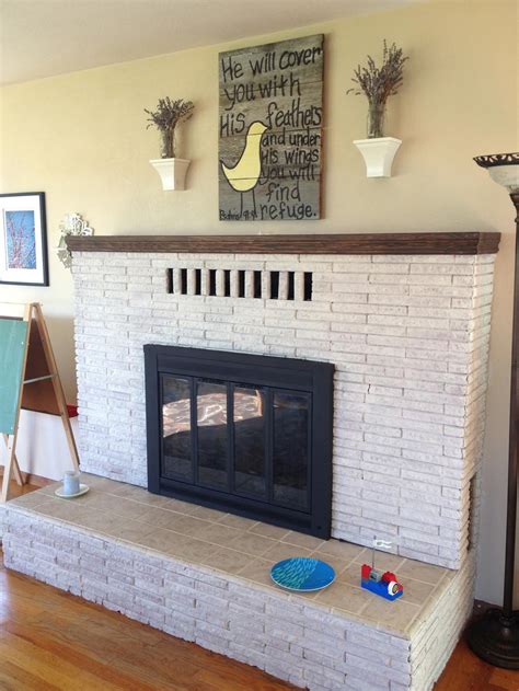 The Whitewash Brick Fireplace Strategy | Fireplace Designs