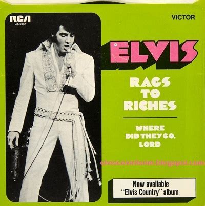 Elvis Presley Ark Evirileri Elvis Presley Rags To Riches T Rk E