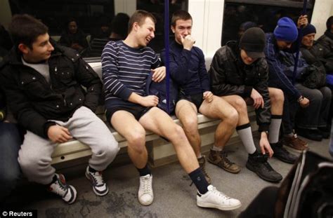 Commuters Around The Globe Ditch Their Trousers For Th Annual No