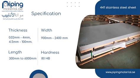 441 Stainless Steel Sheet Alloy 441 Slitting Coil Perforated Sheet