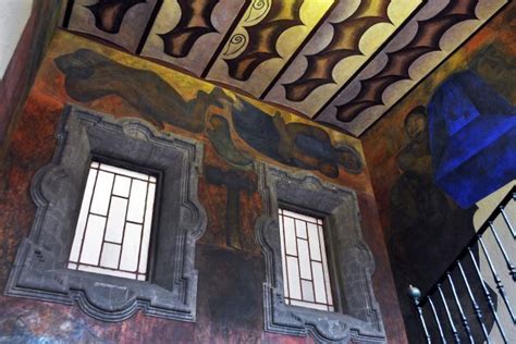 David Alfaro Siqueiros Murals At The Antiguo Colegio De San Ildefonso