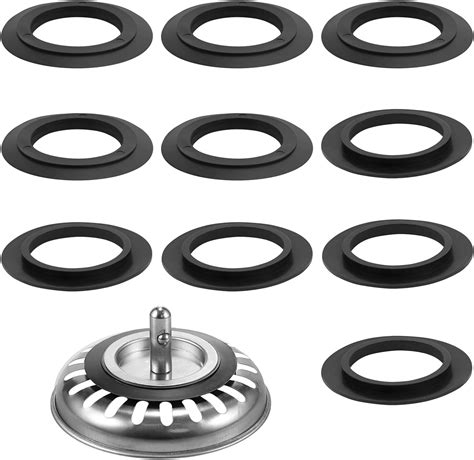 Bekecidi 10 Piece Kitchen Sink Stopper O Ring Rubber Seals The Perfect Solution For Leak Free