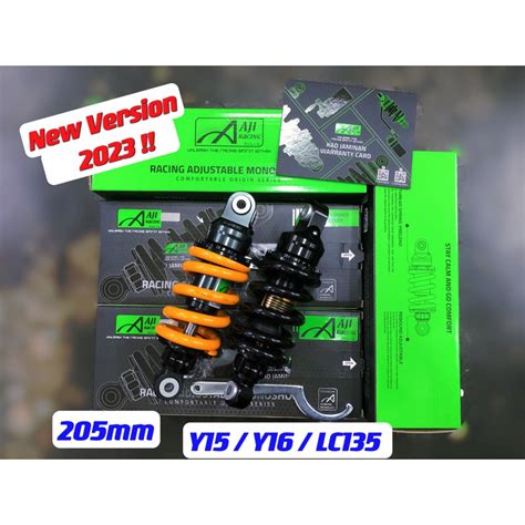 AJI RACING MONO Y15 Y16 LC ADJUSTABLE SPRING SHOCK MONOSHOCK ADJUST