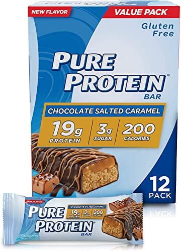 Pure Protein Bars, High Protein, Nutritious Snacks to Support Energy, Low Sugar, Gluten Free ...