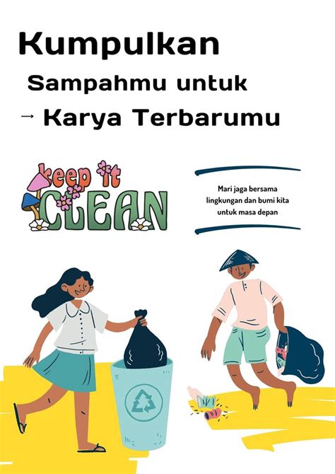 Putih Kreatif Karya Terbaru Dari Sampah Poster Templates By Canva