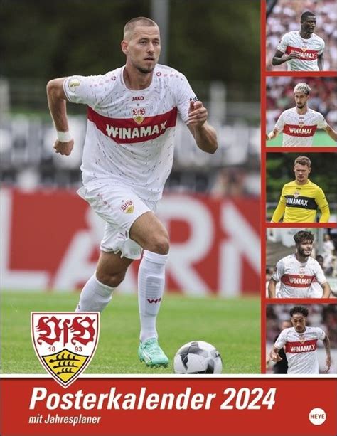 Vfb Stuttgart Posterkalender 2024 Die Fußballstars Im Poster Format