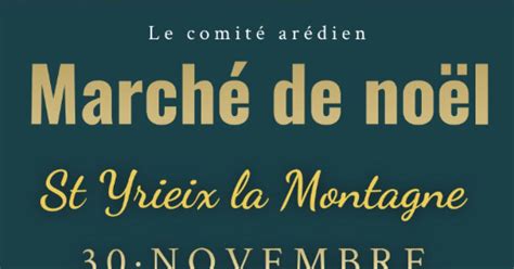 March De No L Saint Yrieix La Montagne Date Horaires Exposants