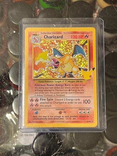 2021 Pokemon Tcg Charizard Celebration 25th Anniversary Single Card 4