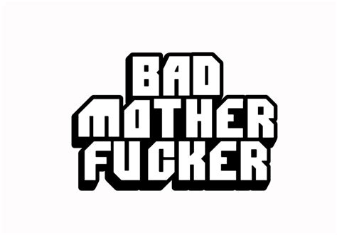 Enamel Pin Bad Motherfucker Etsy