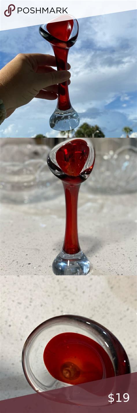 Swedish Aseda Glasbruk Jack In The Pulpit Vase See Description For Shipping