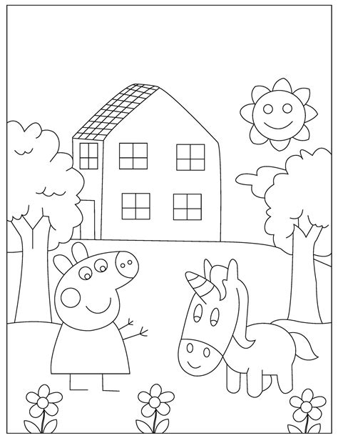 Free Peppa Pig Coloring Pages For Download Printable Pdf Verbnow