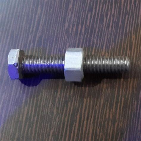 Hex Polished Mm Ms Bolt Nut For Construction At Piece In