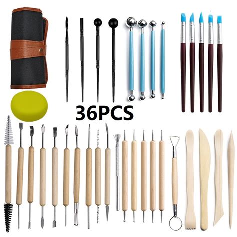 Pcs Clay Tools Sculpting Kit Sculpt Smoothing Wax Carving Pottery