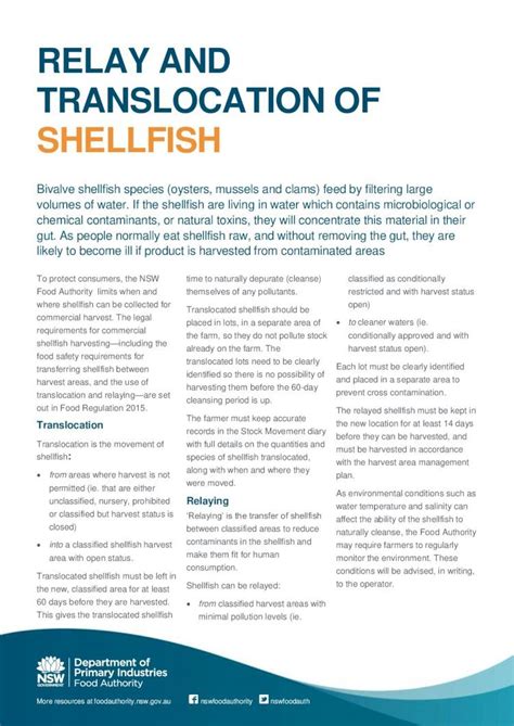 PDF RELAY AND TRANSLOCATION OF SHELLFISH DOKUMEN TIPS