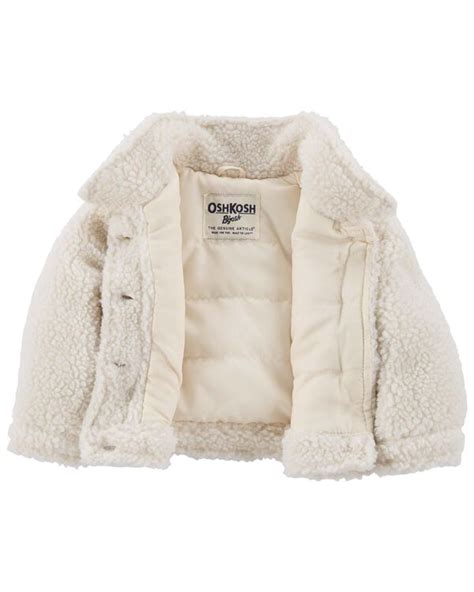 Cream Baby Sherpa Jacket