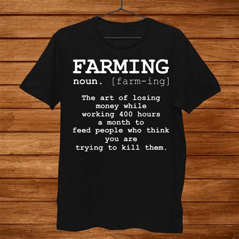 Noun Gifts Farming Definition Shirt Funny Farmer Shirt TeeUni