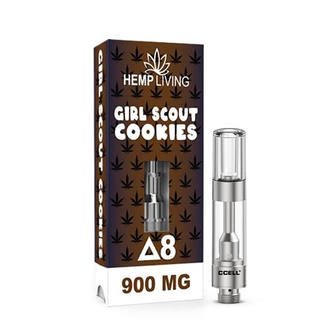 Hemp Living Hemp Living Delta 8 Vape Cartridge 900mg Girl Scout Cookies Leafly