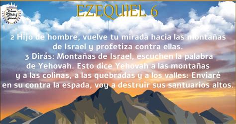 Ezequiel Capítulo 6 Mosqueteros de Yehovah