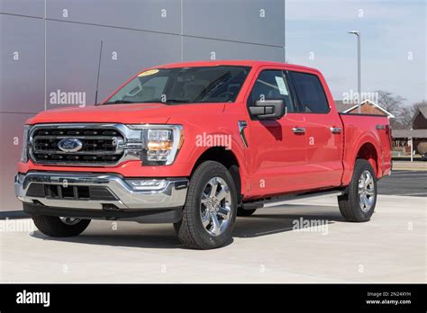 Kokomo Circa February Ford F Display At A Dealership The