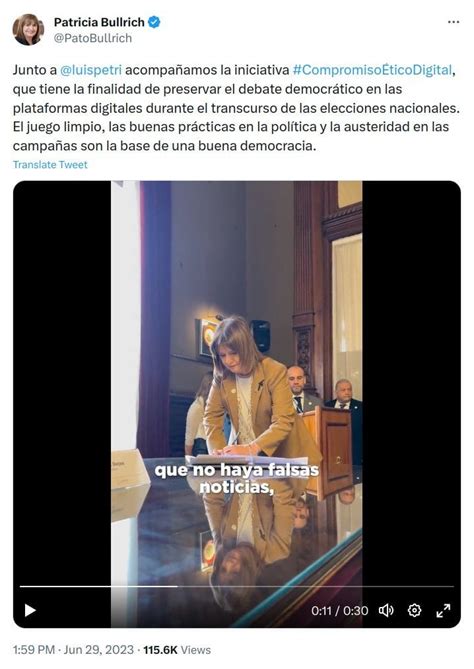 Jueves Patobullrich Firma Un Compromiso Para Que No Haya Noticias